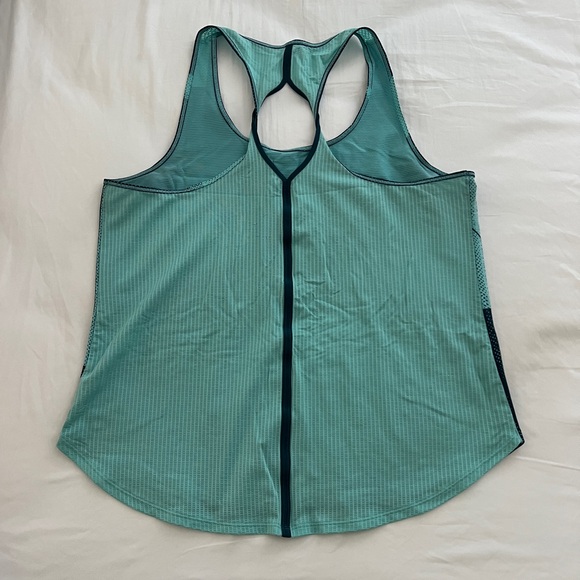 Under Armour Teal and Navy Geometric Tank Top - Picture 2 of 2